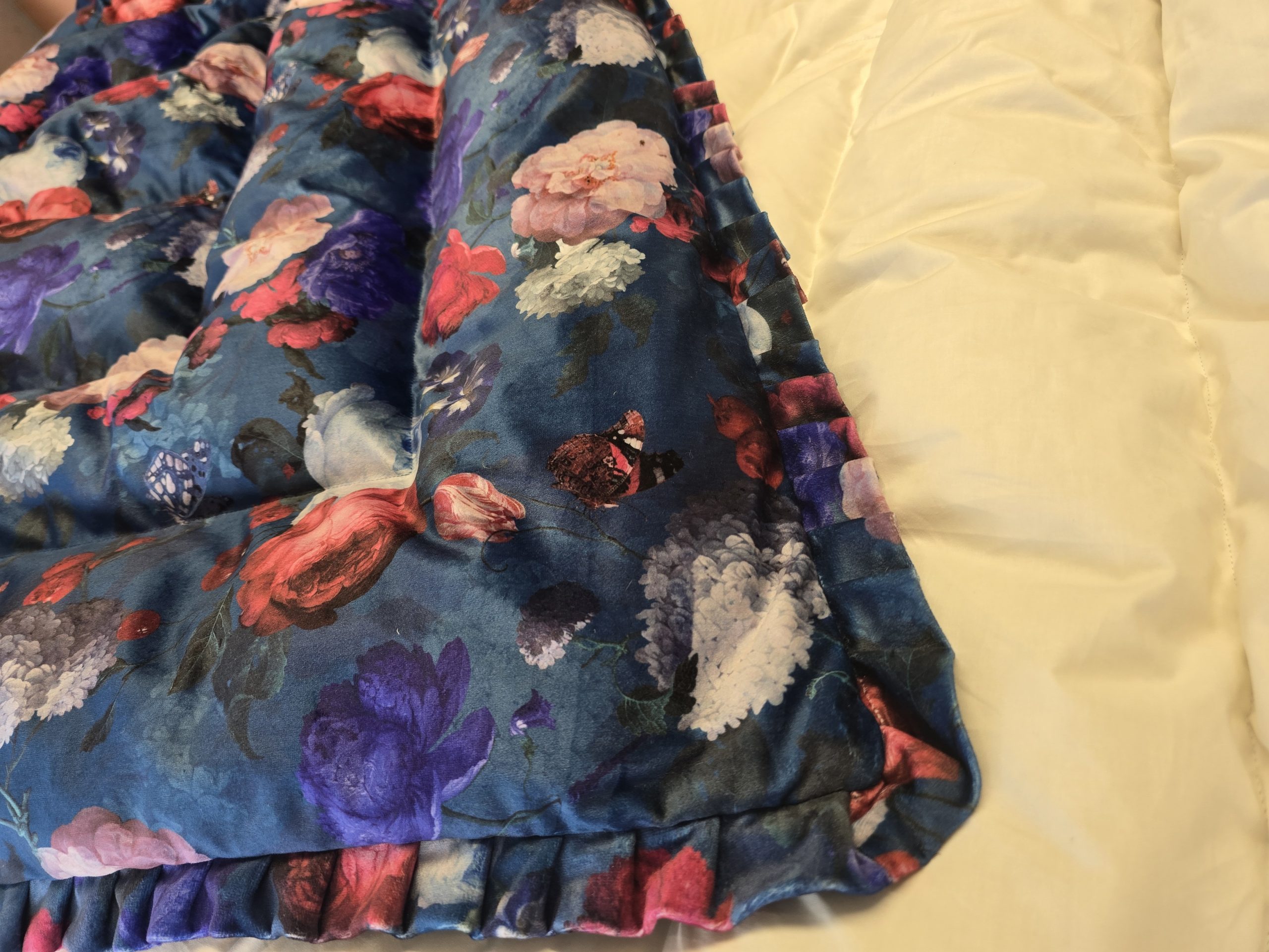 King size velvet floral - Image 6