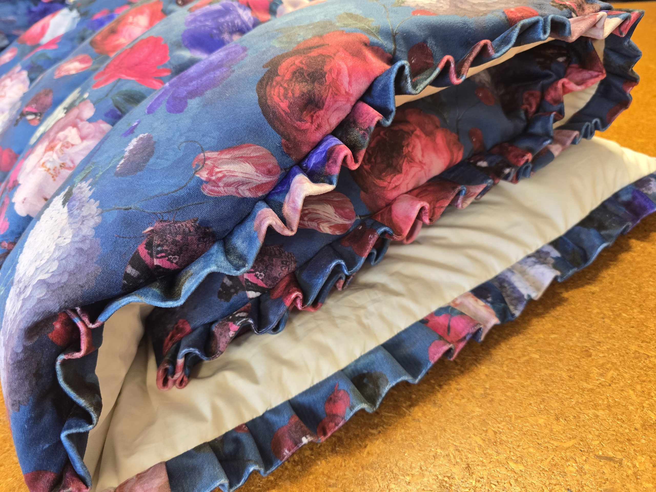 King size velvet floral - Image 5